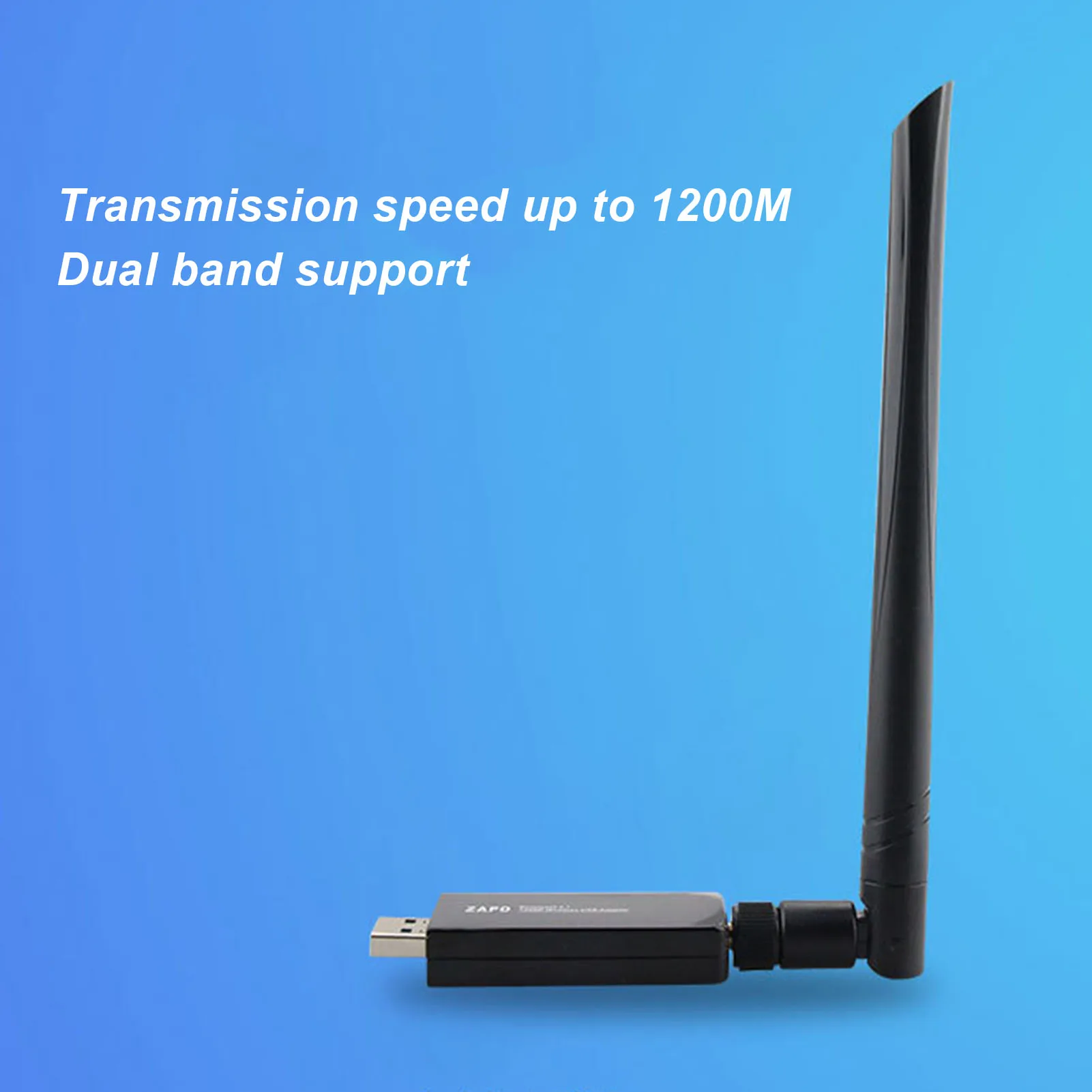 WiFi Adapter Wireless Network Card W50L 5DB RTL8812AU 1200M Band USB 3.0 Interface WiFi Adapter for Android for Win