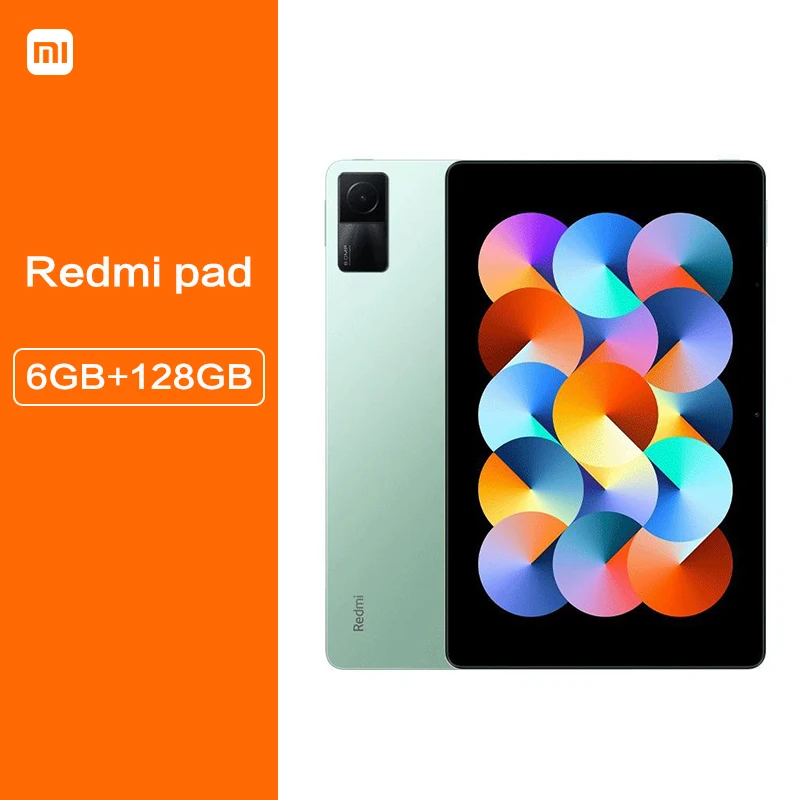 

Xiaomi Redmi Pad English Version 10.6'' 90Hz Display 128GB ROM 4GB RAM MediaTek Helio G99 4 Stereo Speakers 8000mAh Redmi Tablet