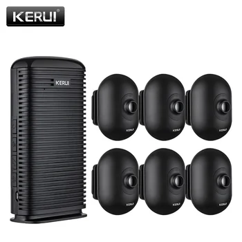 KERUI Motion Alarm Wireless Security Alarm Waterproof PIR Motion Sensor Detector Driveway Garage burglar Alarm System Door Bell 1