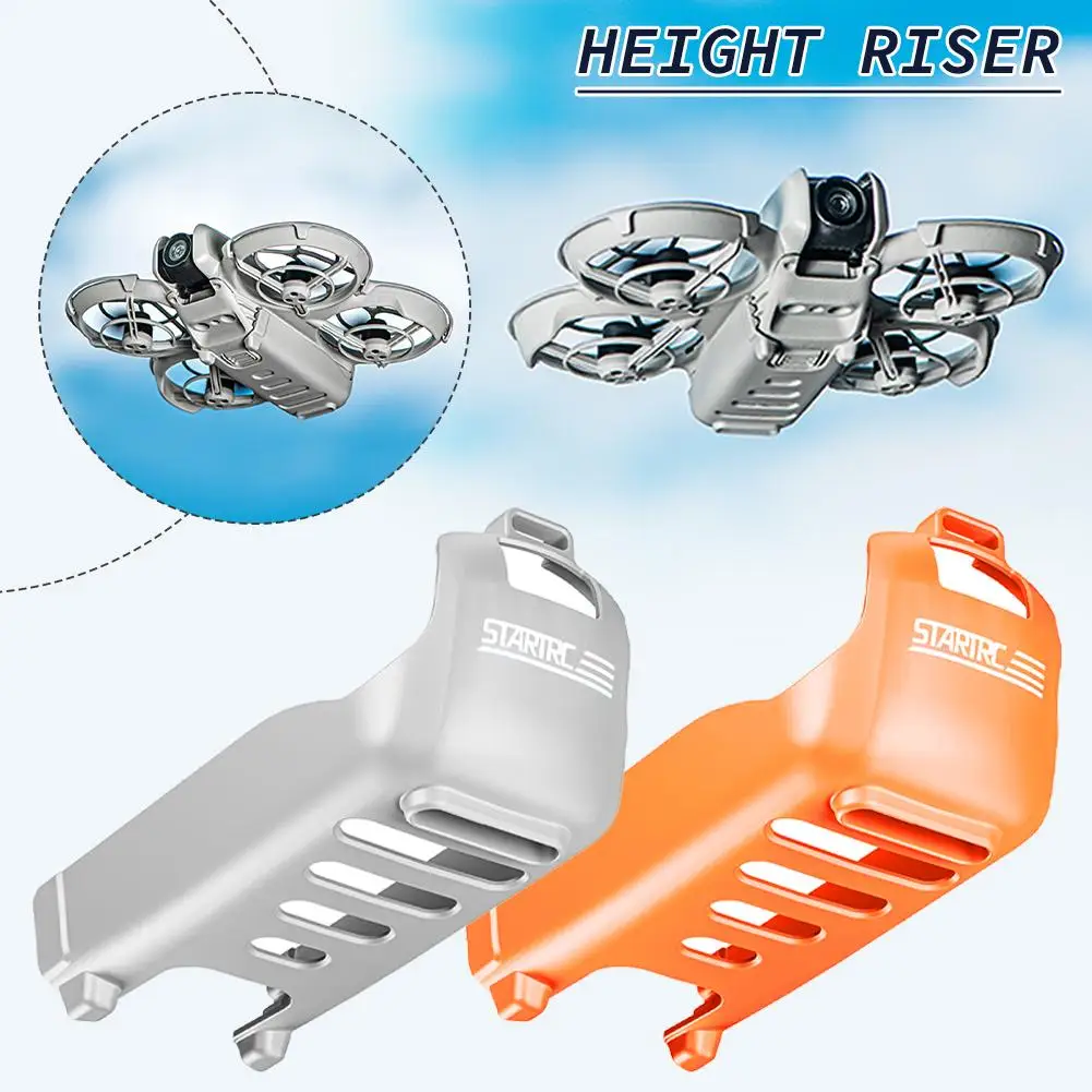Coque de Protection Batterie pour DJI Neo installée sur un drone, soulignant l'ajustement parfait et la couleur bicolore.