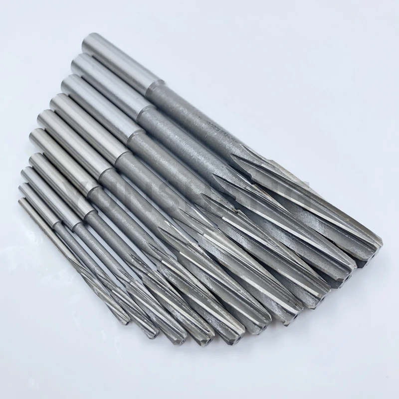 H7 Spiral Machine Reamer HSS D3mm-D20mm Precise Cutting for Metal Steel Aluminum Hole Expansion Drill CNC Tool 5