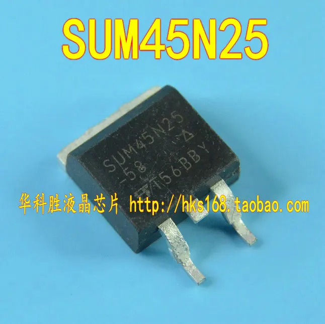 Sumup Air Transistor MOSFET SUM45N25-58 TO-263 250V 45A - 1 Pièce - Neuf Sinn U50 - Foto 3