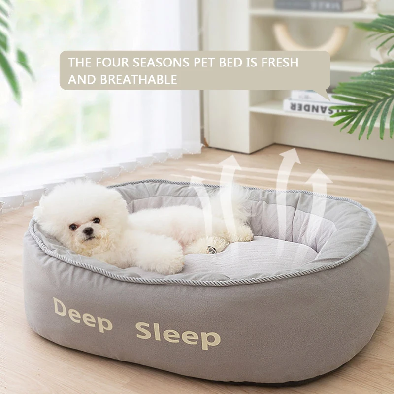 Breathable Soft Dog Bed Padded Cushion for Small Big Pet Cat Sleep Sofa breathable-soft-dog-bed-padded-cushion-for-small-big-pet-cat-sleep-sofa