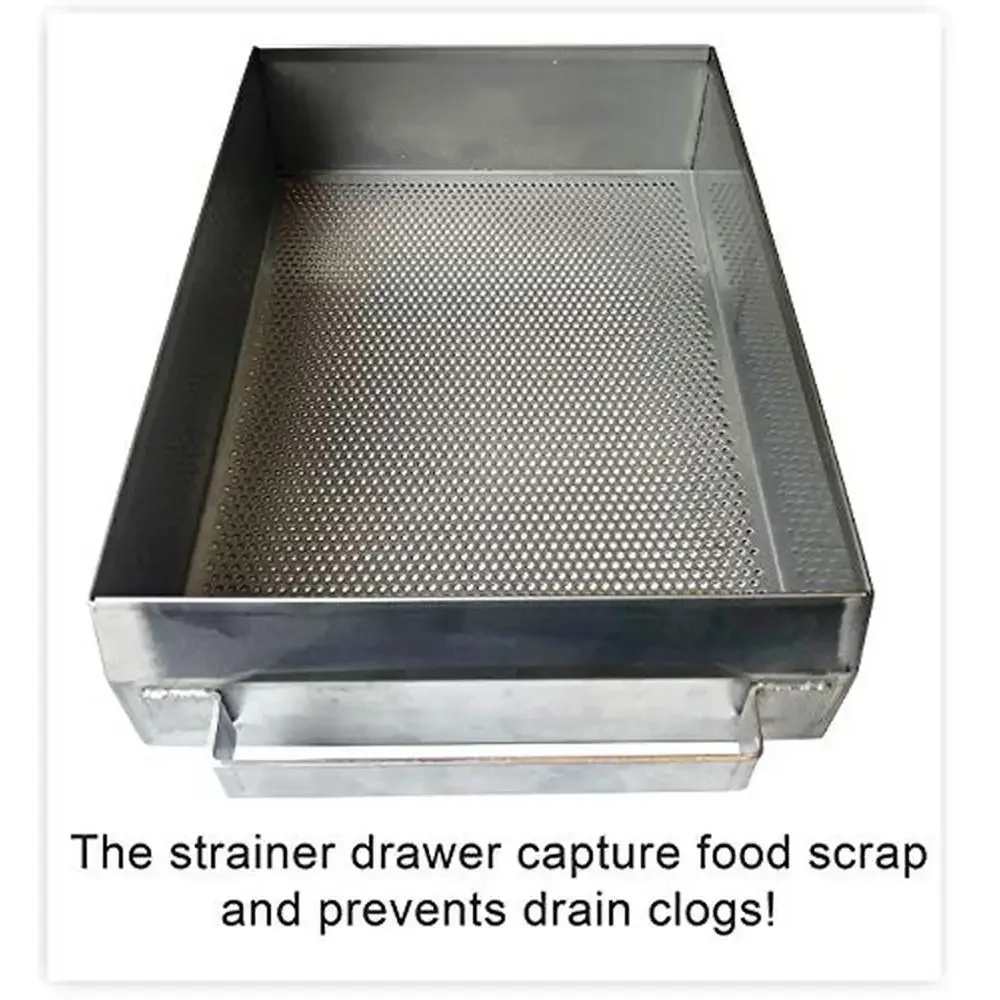 Sink Strainer Restaurants Easy Garbage Disposal Replacement Saves Water & Electricity Cleaner Grease Trap