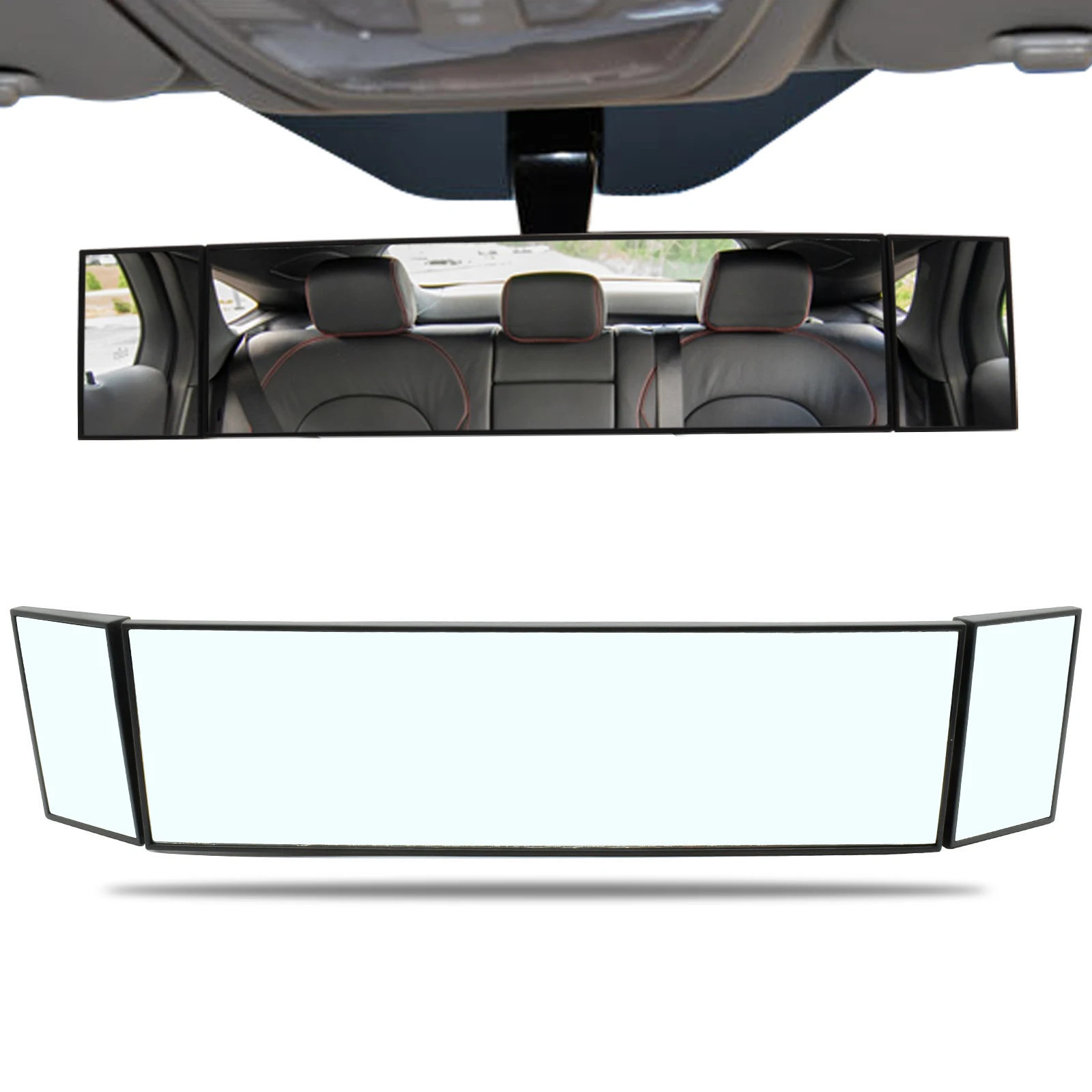 Car Truck Van Wide Angle Auxiliary Large Vision Interior Rearview