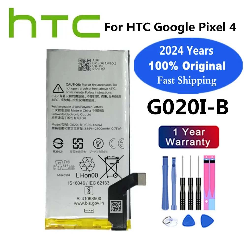 

Аккумулятор для Google Pixel4 Pixel 4 G020IB, 2024 мАч