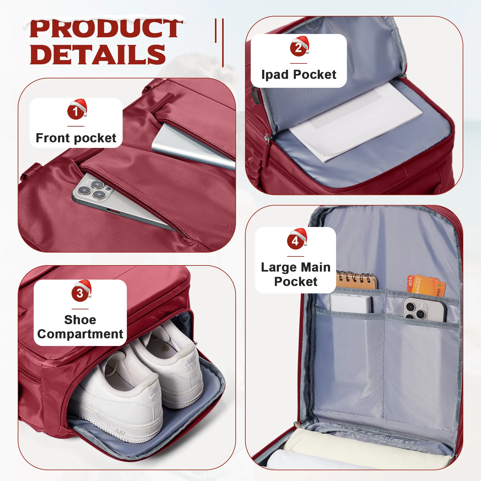 Ryanair Backpack Travel Cabin Plane 40x20x30 Women Men Backpack, Laptop Bag Executive Backpack, Handluggage Backpack, Bookbag