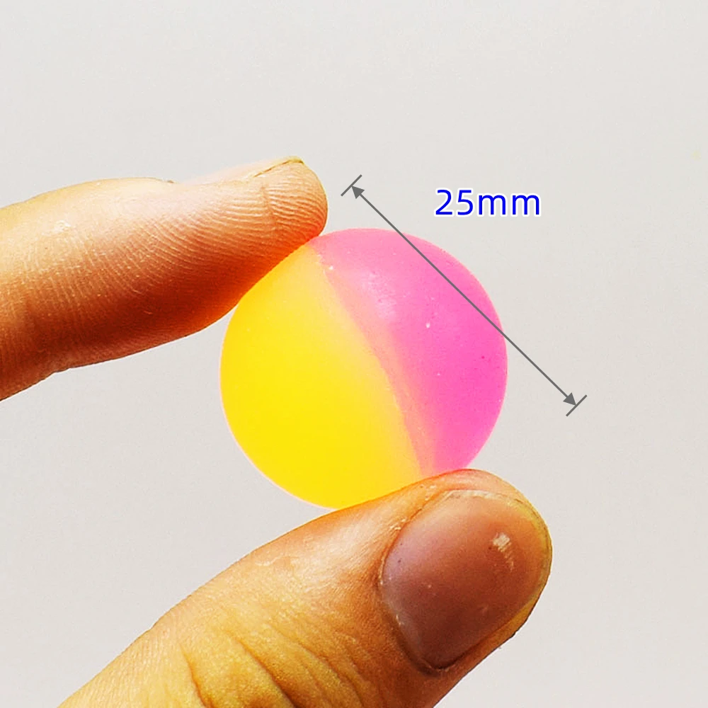 Outdoor Bounce Ball Game Kids Party Toys Birthday Gift Giveaway Pinata Filler Halloween Christmas Carnival Party Gift 10Pcs 25mm bouncing balls toy