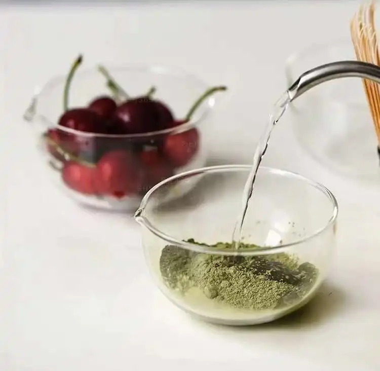 Handmade Matcha Whisk Set Accs Matcha Whisk Holder Bowl for Kitchen