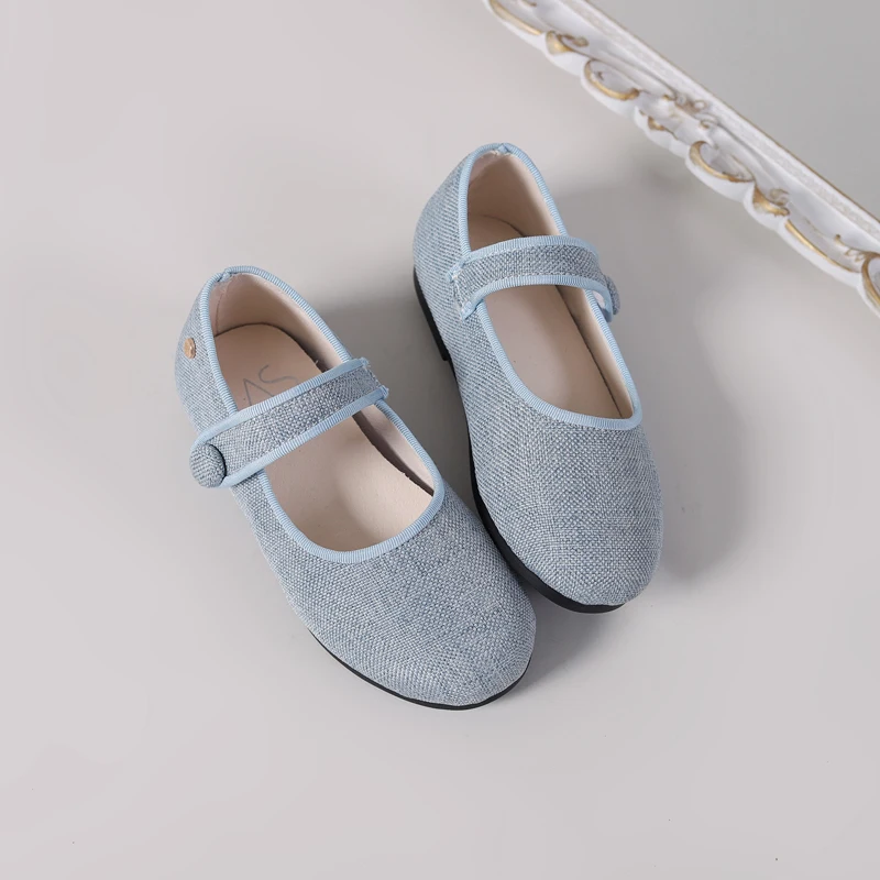 New 2023 Spring Kids Shoes Children Princess Shoes Baby Girls Sweet Caramel Shoes Toddler Ballet Flats Fashion Shoes Mary Jane 3