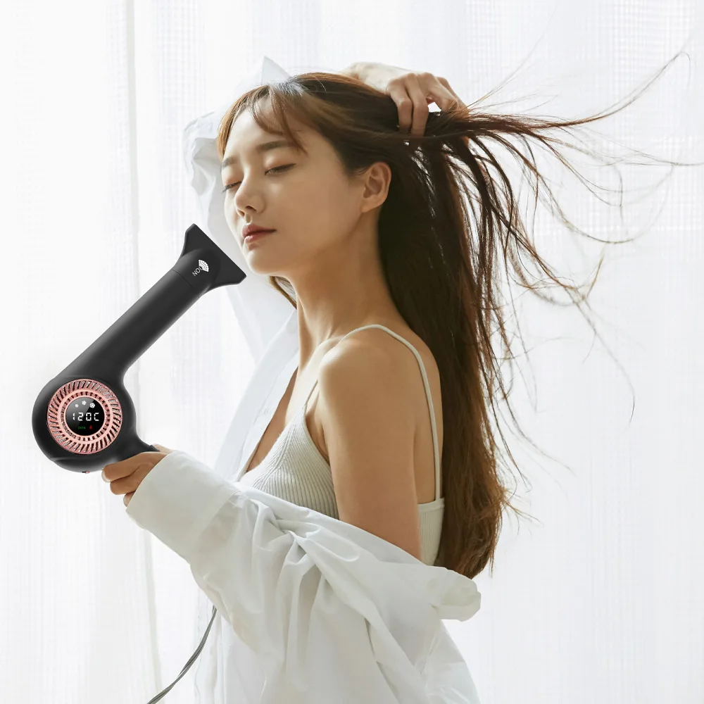 Professional High-Speed Hair Dryer - Classic Upgrade with Modern Technology and LED Display for Hairstylists 4