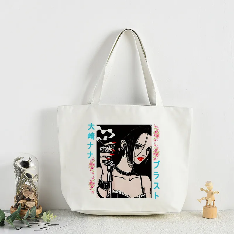 

Black Stones NANA Osaki Ren Honjo Handbags Hot Selling Fashion Handbag Canvas Bag Tote Ladies Casual Shoulder Shopping Bags
