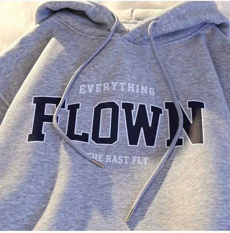 2024 Oversized Harajuku Pullover Men's and Women's Hooded Sweatshirt Long Sleeved Style Harajuku Retro Printed Y2K - Image 6