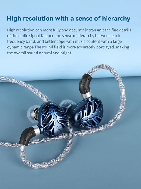 TRN Sea Serpent 4 core copper and silver mixed cable Upgradable 