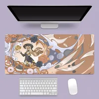 Genshin Impact Chiori Navia Caspar Mousepad Office Large Mouse Mat Keyboard Mats Rubber PC Computer Game Big Anti-slip Mice Mat 2