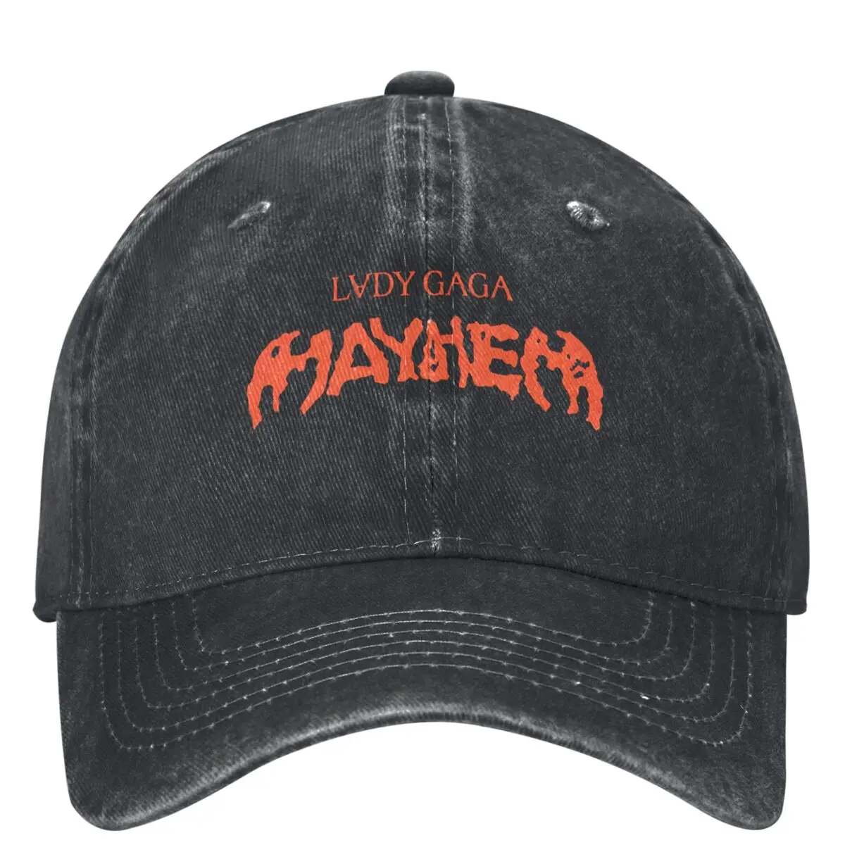 Baseball Cap Lady Gaga Mayhem Denim Baseball Cap Tour Album Outdoor Sun Hip Hop Hats Summer Men Women Classic Design Baseball Caps