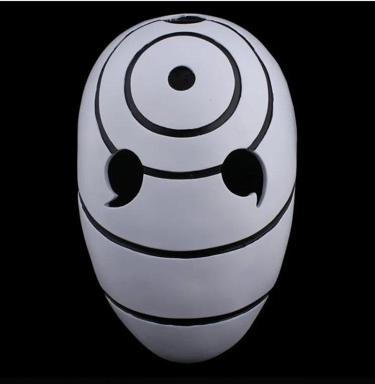 thumbnail image 1 of Dibujos animados Naruto Anime Uchiha Obito Ninja Cos Traje Máscara Akatsuki Organización Naruto Disfraz Accesorios Regalos de vacaciones, 1 of 5