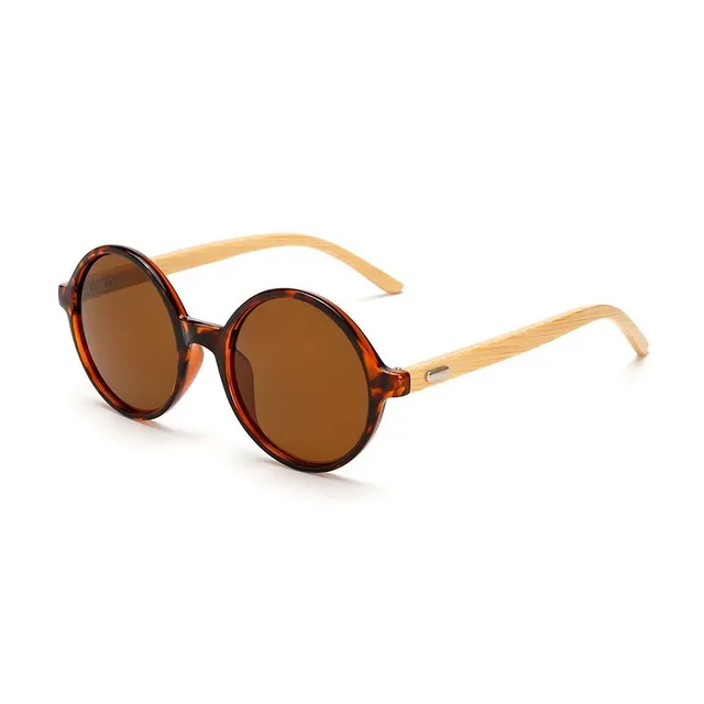 Round Bamboo Sunglasses 3