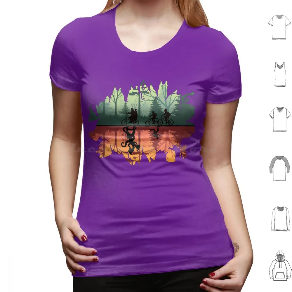 thumbnail image 1 of ( The Upside Down ) T Shirt 6Xl Cotton Cool Tee Things Stranger Will Byers Mike Eleven Lucas Dustin 80S Hawkins Netflix 1980S, 1 of 5
