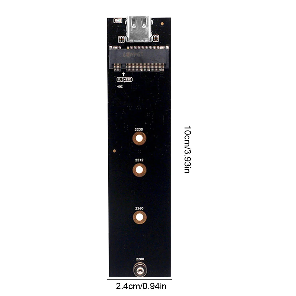 Peggybuy Convertisseur Lecteur USB3.1 M.2 SSD vers USB 3.1 Type A Carte  pour PCI-E/M.2 Nvme SSD