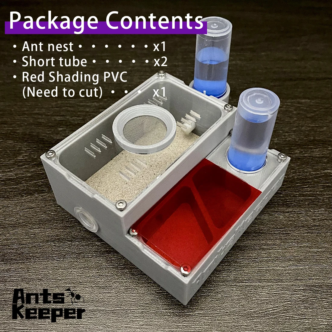 Ants Farm with Water Feeder for Ant Keeper New Queen and Small Ant Colony House Anthill Formicarium Nest ant farm