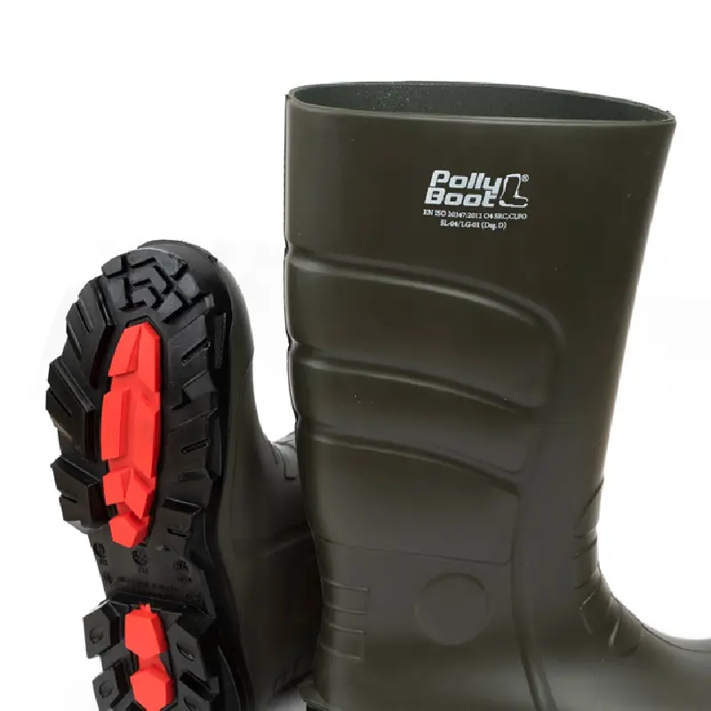Men's Slip-on Rain Boots Waterproof Rubber Boots Outdoor Cold Resistant Fishing Non-Slip Rain Shoes Male Platform Booties