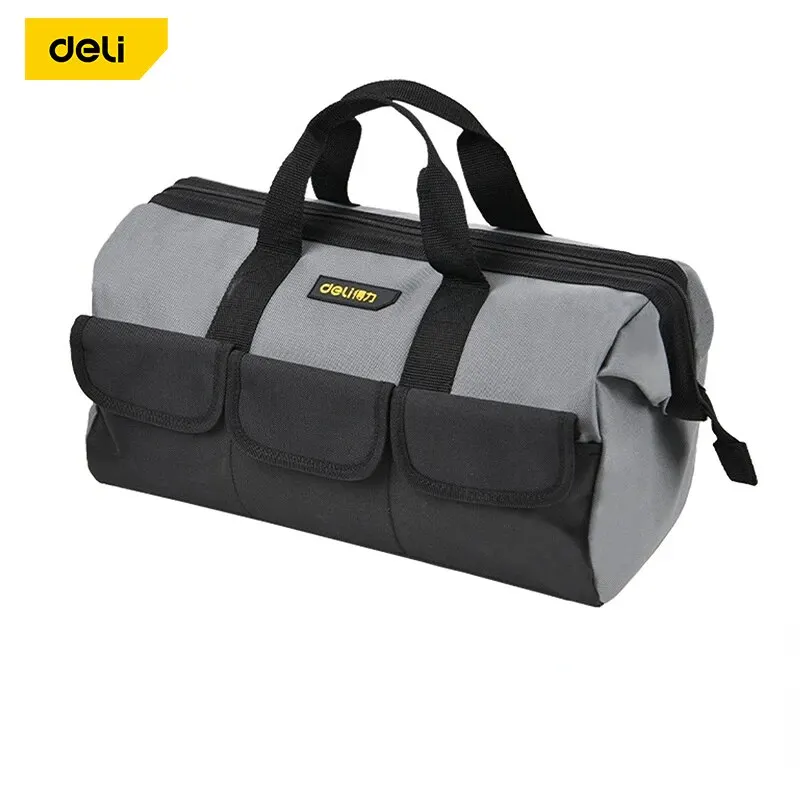 Deli 13Inch Oxford Cloth Tool Bag Electrician Tool Kits Bag Multi Bag