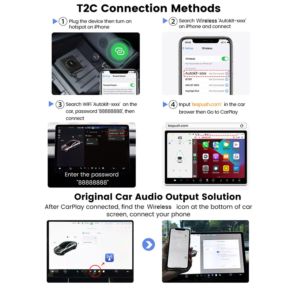 CarlinKit-T2C  ī÷ , ׽  3/X/Y/s, ڵ ÷ , OTA ¶ ׷̵, , , ۷ι 