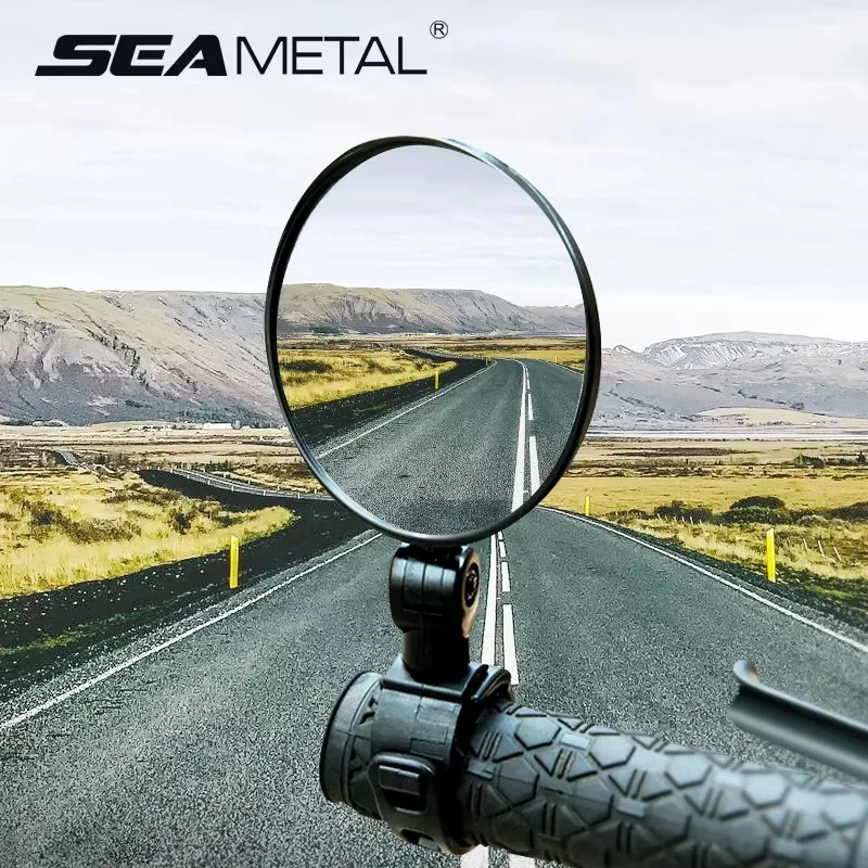 Motorcycle Mirror 2025 Now Rearview Side Mirror For Safety View Turning Left Right Adjustable Mini