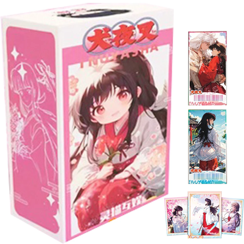 

Оригинальная карта Inuyasha для детей, Higurashi Kagome Sesshoumaru Q-версия, персонаж QR, ограниченная игра, коллекционная карточка, настольные игрушки