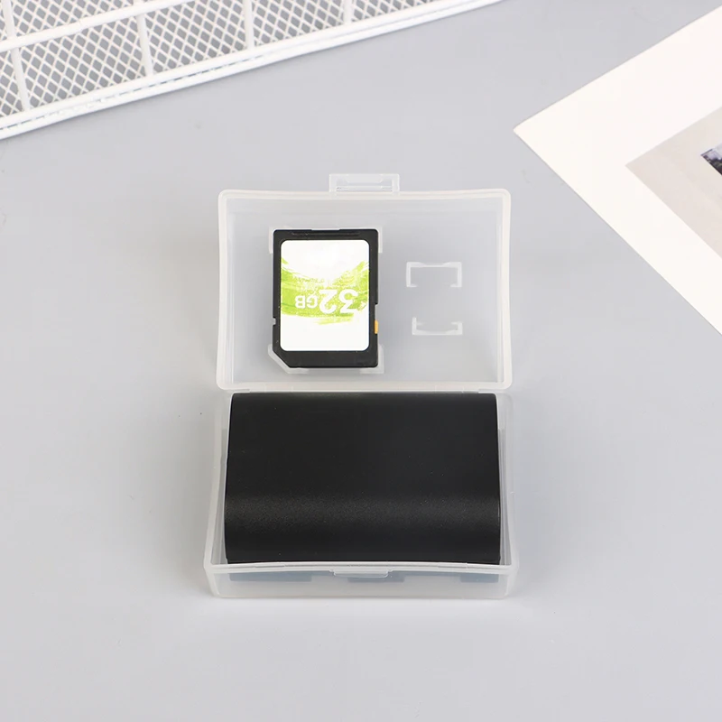 Camera Battery Storage Box 2Pcs For LP-E6 BP-511 NP-FZ100 NP-FM500H NP-FM50 EN-EL15 EN EL3E EL3