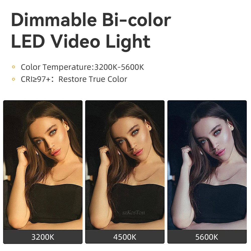 U800 led fotostudio licht für tiktok youtube spiel live video beleuchtung tragbare video aufzeichnung fotografie panel lampe – Detail 4