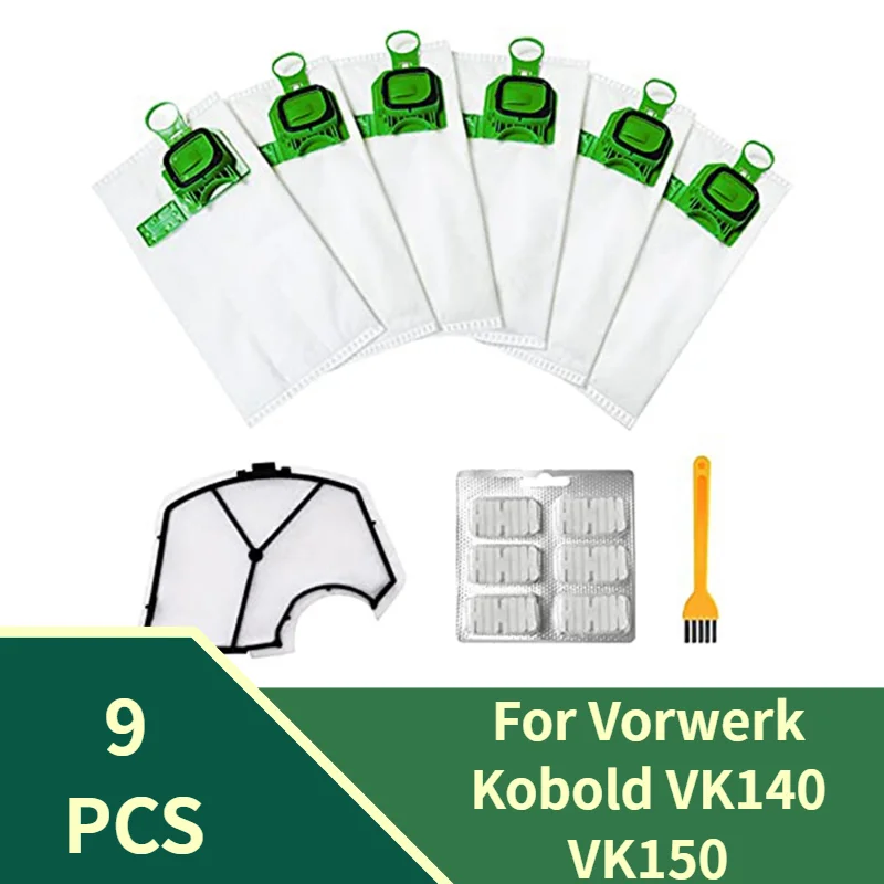 Bolsa para aspiradora Kobold, Kit Compatible con Vorwerk Kobold VK140 VK150  - AliExpress