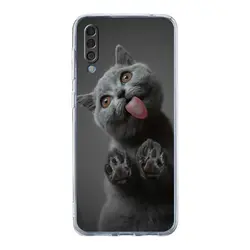 Cartoon Cute Cats Design Phone Case Cover for Samsung A02 (B9)