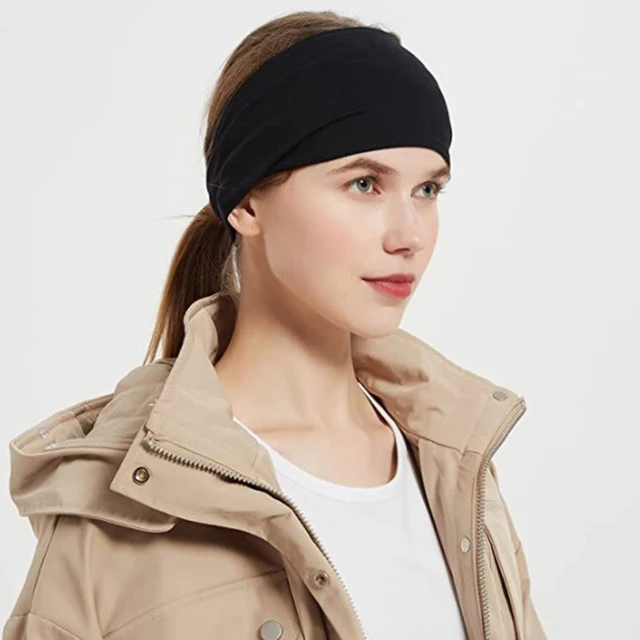 1PCS Sports Yoga Headbands for Women Non Slip Thick Womens Headband Boho Elastic Hair Bands for Women's Hair Sweat Head Band 5