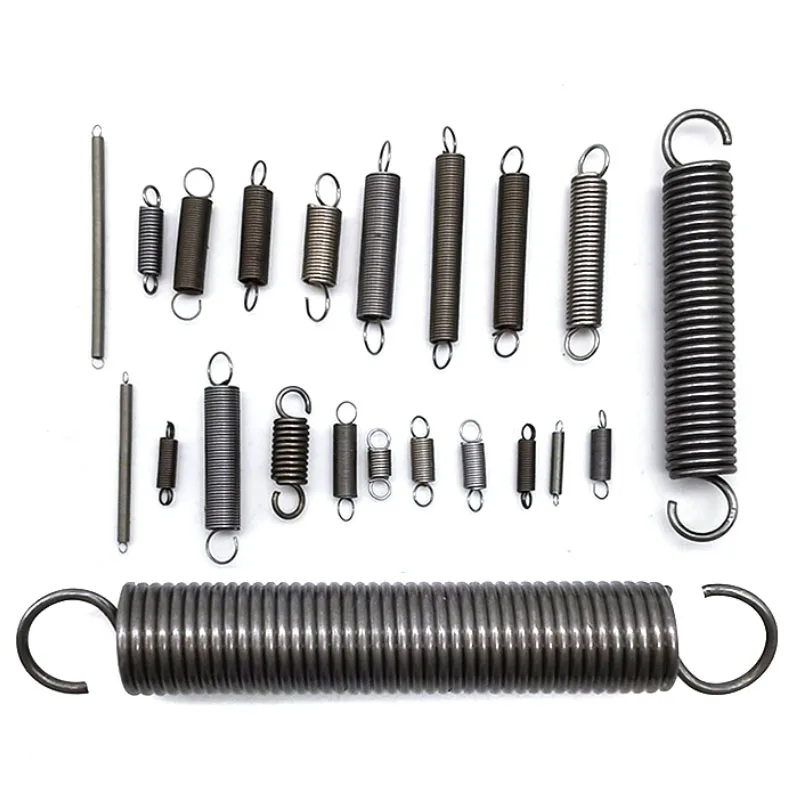 Kit 114 Pezzi Di Molle Di Compressione Ed Estensione - Acciaio Con Finitura Nero Ossido