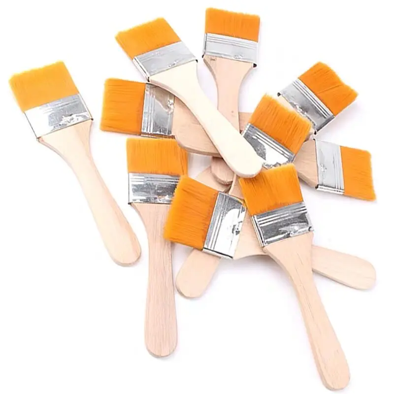 Nylon Paint Brush 1PC Different Size For Acrylic Oil Painting School Art Supplies