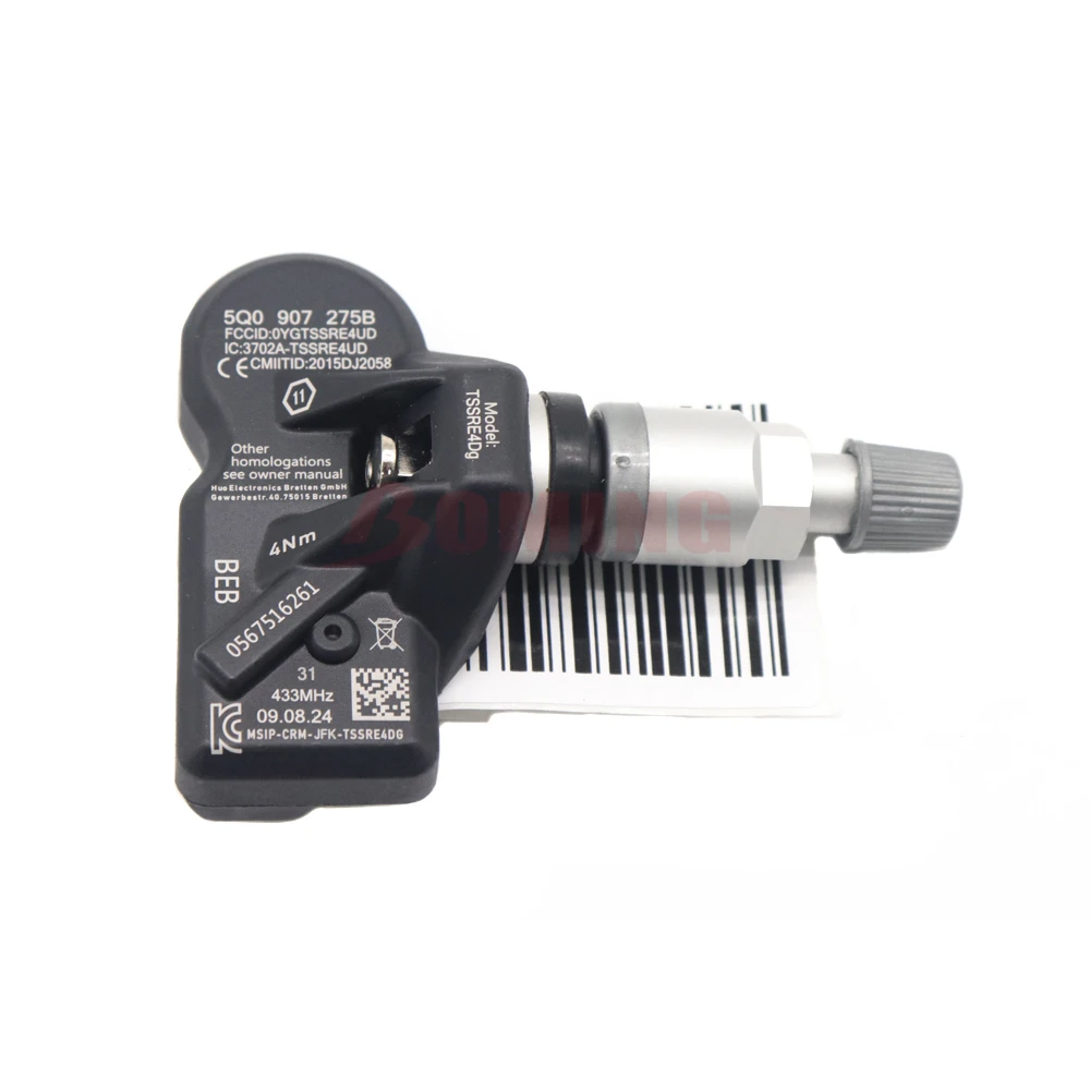 TPMS Ÿ̾ з , ƿ A3 A4 A7 A8 Ÿ̰  911 ٰ Ƽ Ʒ 5Q0907275, 433MHz, ǰ