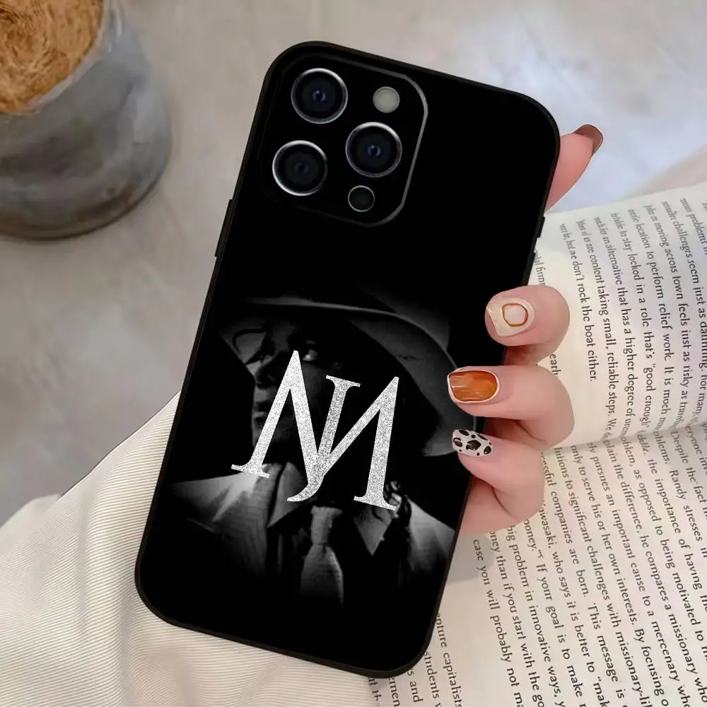 King of Music Michael Jackson Soft Black Phone Case Cover