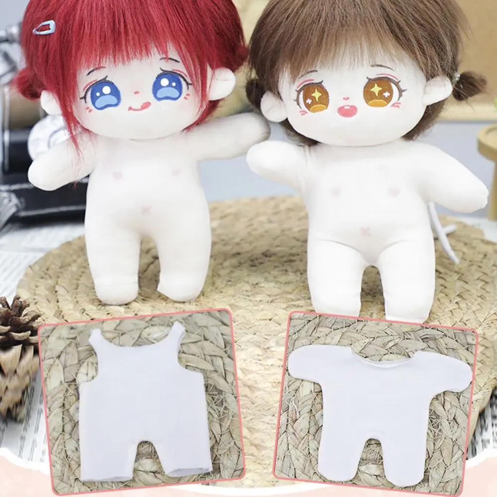 Cotton Doll Clothes Beige Color Casual Wear