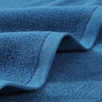 1/5/10 PIÈCES Salle De Bain Coton Serviette 35x75cm 70x140cm Main Visage Serviette De Bain Doux Cadeau Absorbant Sport Serviette Absorbante Bleu Blanc 2
