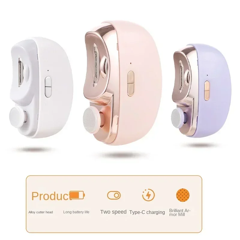 Electric Nail Clipper Rechargeable Fingernail Trimmer For Smooth and Safe Manicures