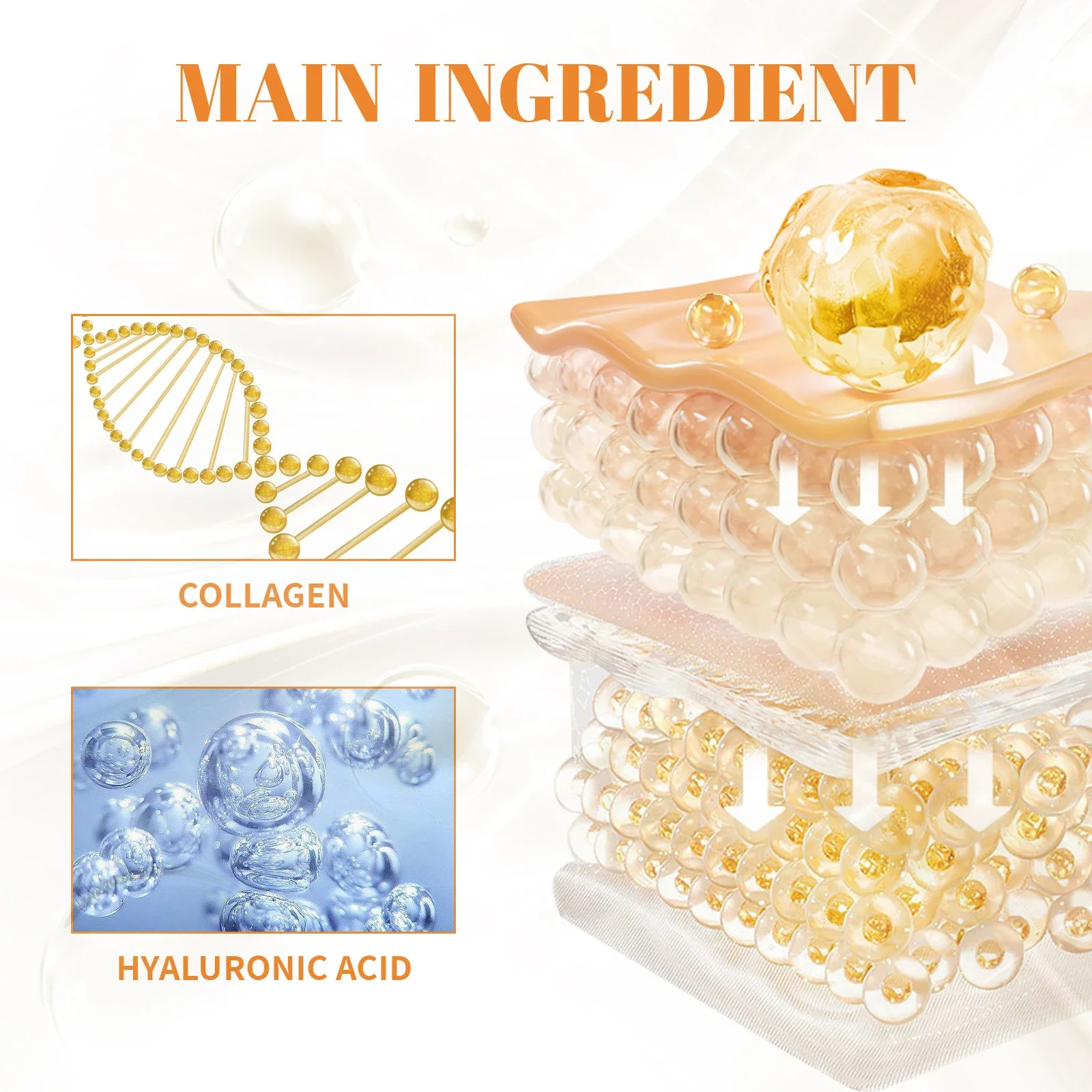 Collagen Water Soluble Eye Mask Remove Bags Dark Circles Anti Wrinkle Firming Patches Lifting 10/2pcs/Box