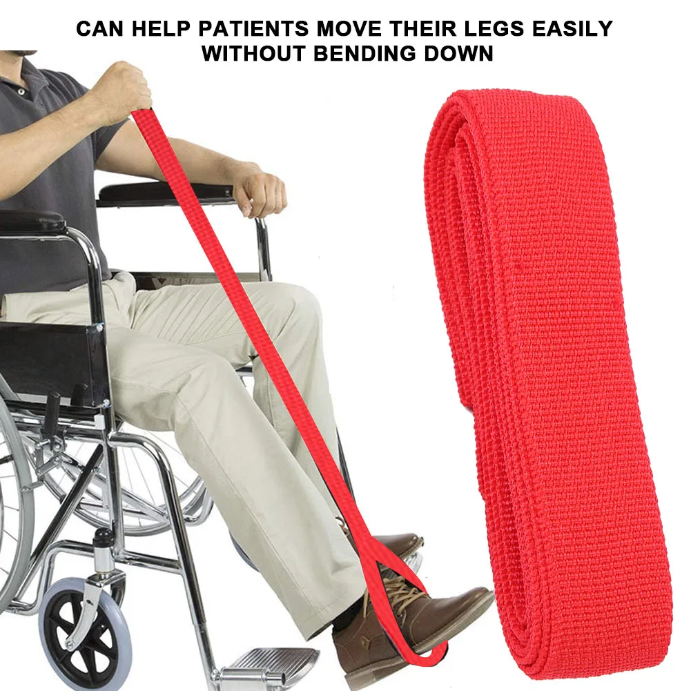 Portable Disabled Elderly Leg Lifting Strap Foot Lifting Device Knee Leg Injuries Important Mobility Aid No Need Bend Down elderly get assist strap