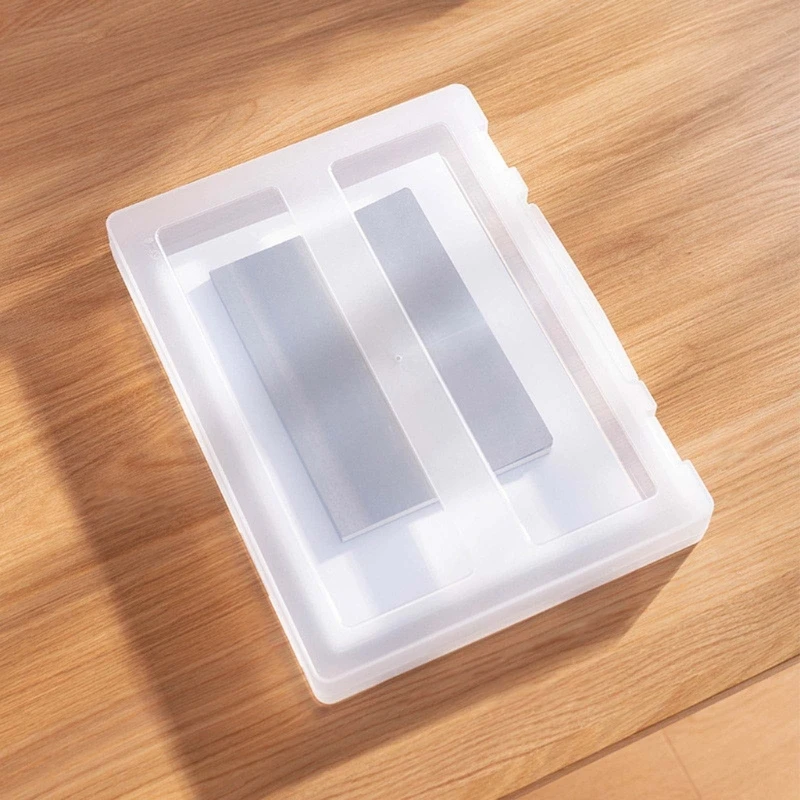 Handheld Files Folder Waterproof Documents Storage Cases Large Capacity Double Buckle Locks for Women Men Office Travel