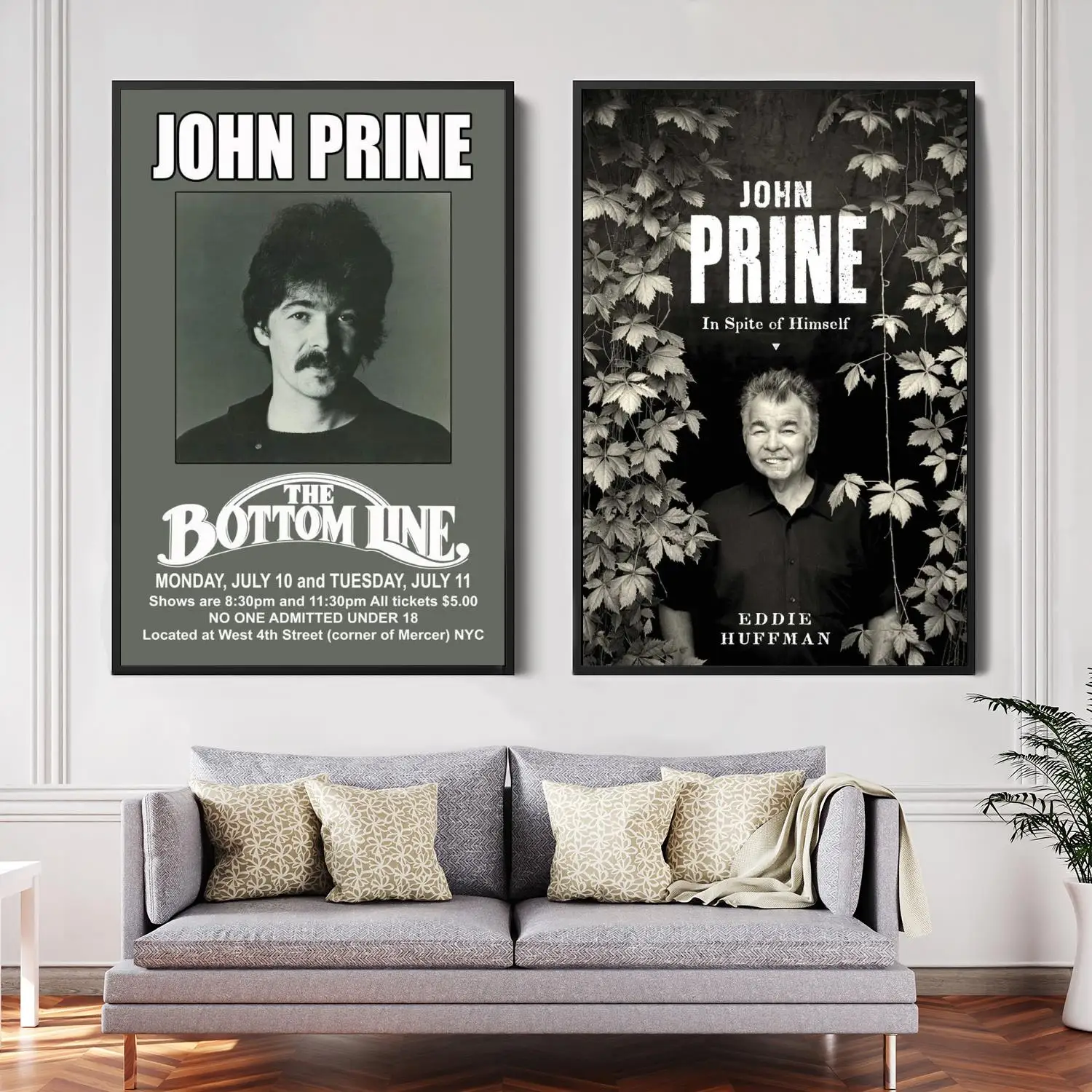 

john prine Singer Decorative Canvas Posters Room Bar Cafe Decor Gift Print Art Wall Paintings