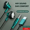 Type-C In-Ear Wired Karaoke Headphones 3.5mm Stereo Music Earbud Handfree Headset Earphones with Mic 6