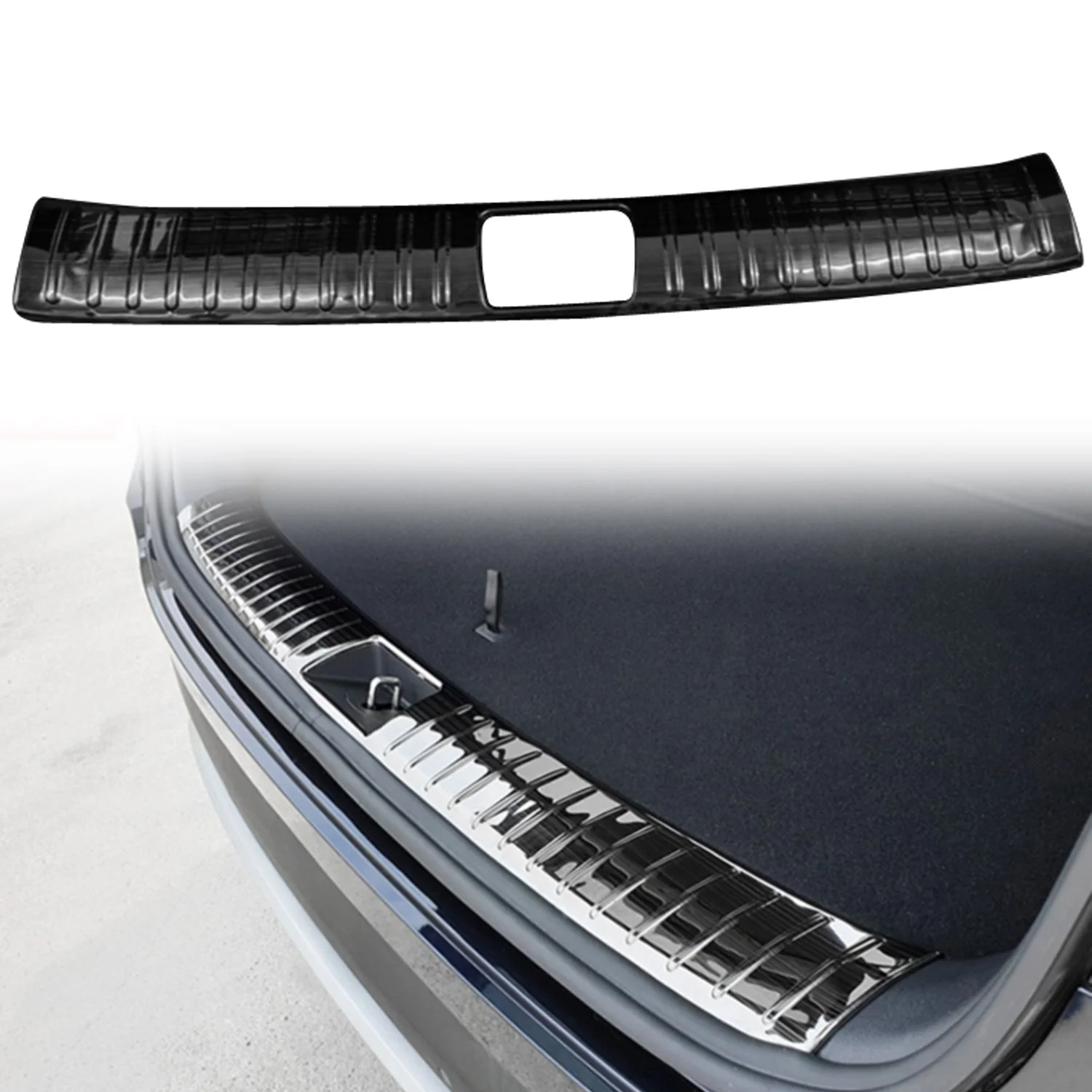 

for Kia Sportage NQ5 2022 2023 Steel Car Rear Boot Trunk Inner Bumper Protector Guard Sill Plate Cover 1pc