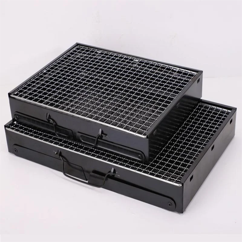 Large collapsible portable barbecue grill burners for outdoor picnics charcoal grill