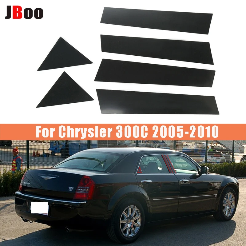

For Chrysler 300 300C Dodge Magnum 2005-2010 Car Door Window Pillar Posts Molding Cover Trims Exterior Parts Styling Decoration